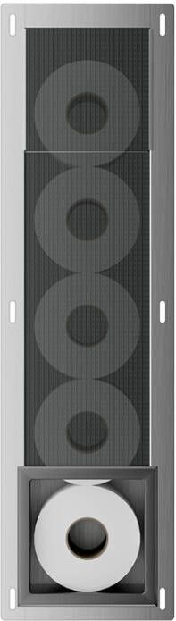 Mueller Mokri inbouw reserverolhouder gunmetal
