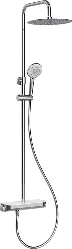 Mueller Barca opbouw regendouche met planchet chroom