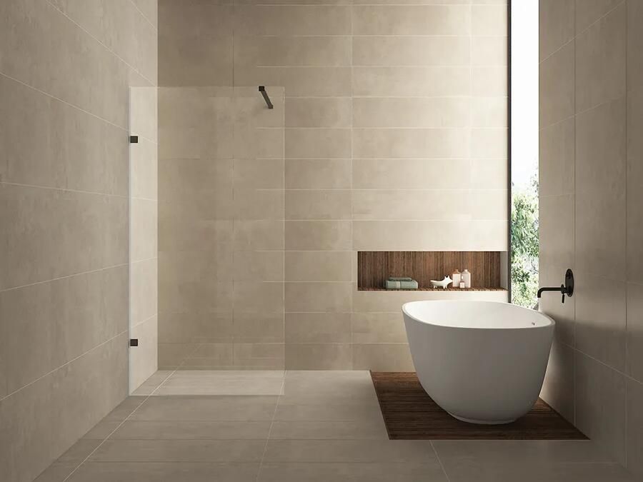 Mueller Black profielloze inloopdouche 120cm zwart mat