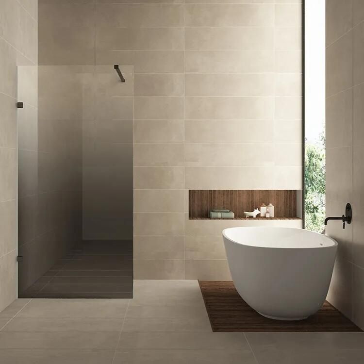 Mueller Black profielloze inloopdouche links 100cm met spiegelrook naar helder glas zwart mat