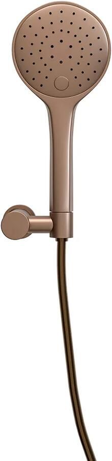 Mueller Bronzo handdoucheset 3 standen met wandhouder brons geborsteld