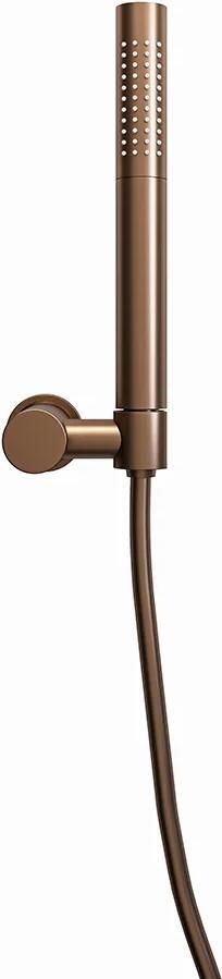 Mueller Bronzo staafhanddoucheset met wandhouder brons geborsteld