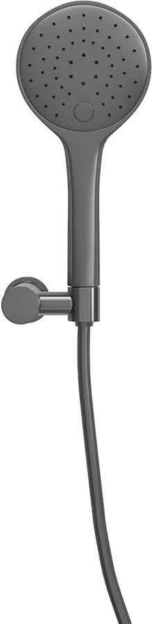 Mueller Ferro handdoucheset 3 standen met wandhouder gunmetal