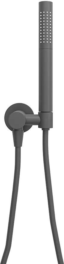 Mueller Ferro staafhanddoucheset met wandaansluitbocht gunmetal