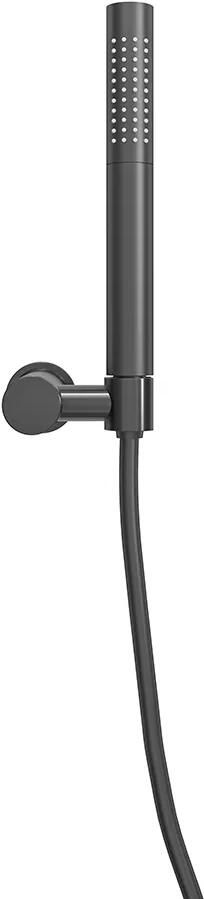 Mueller Ferro staafhanddoucheset met wandhouder gunmetal