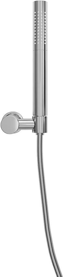 Mueller Round staafhanddoucheset met wandhouder chroom