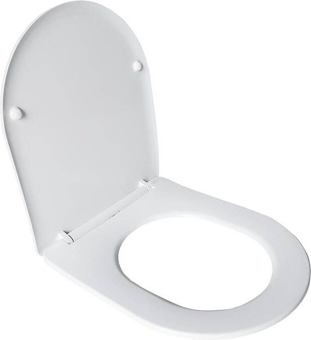 Mueller Rivel softclose toiletzetting met deksel wit