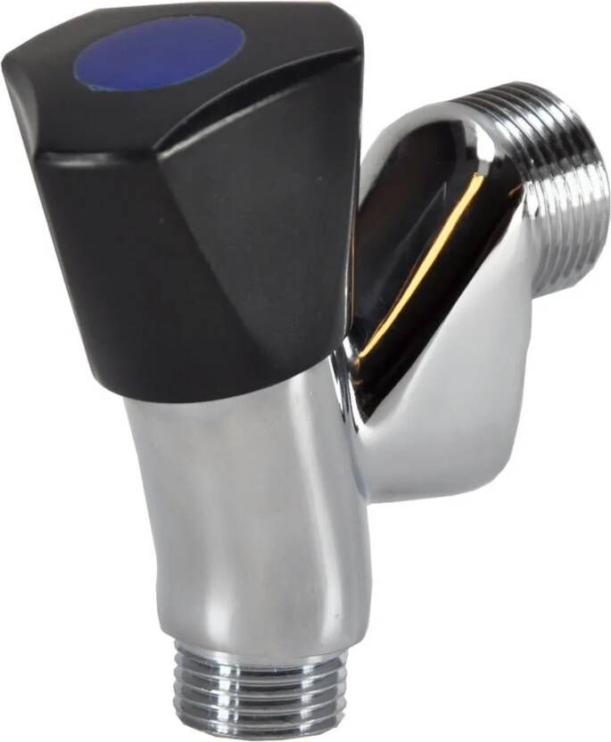 Mueller Sanjan beluchterkraan met keerklep zwart