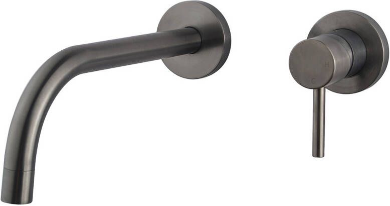 Mueller Slim afbouwdeel voor inbouw wastafelmengkraan met Coldstart gunmetal