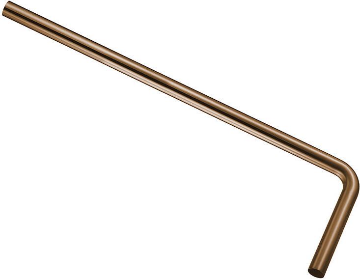 Mueller vloerbuis 75x22x3.2cm geborsteld brons