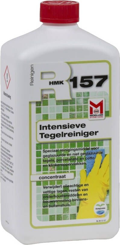 Moeller Hmk intensieve tegelreiniger flacon 1 liter transparant