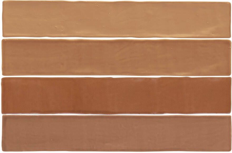 Navale Senso wandtegel 6.5x40cm rood mat