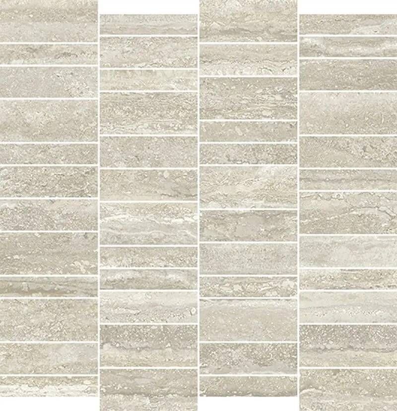 Navale Travertin mozaïek 30x30cm beige gerectificeerd