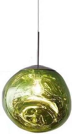Njoy Hanglampglas met E27 fitting diameter 270 IP20 met 4W 27x27cm LED verlichting green SD-2040-12