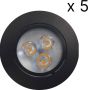 Njoy verlichtingsset LED 5 spots+arm LED verlichting zwart SD-2016-05 - Thumbnail 2