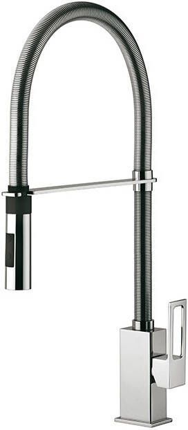 Paffoni Effe Keukenmengkraan 3 8 inch flexibele slang 1 kraangat Chroom glans EF179CR