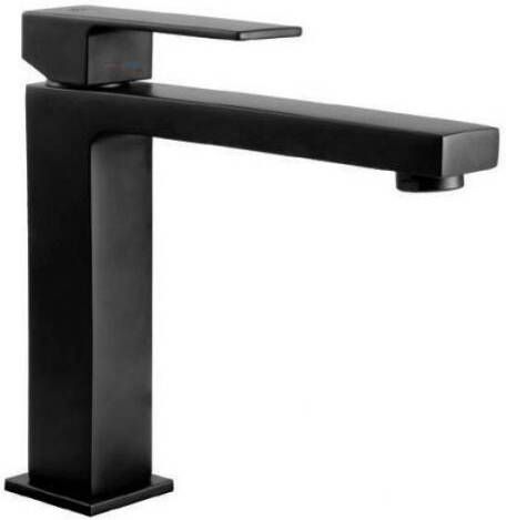 Paffoni Elle half verhoogde wastafelmengkraan zwart