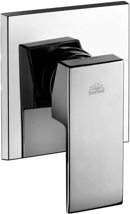 Paffoni Elle inbouwmengkraan met RVS muurplaat