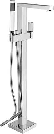 Paffoni Elle vrijstaande badmengkraan met handdouche chroom
