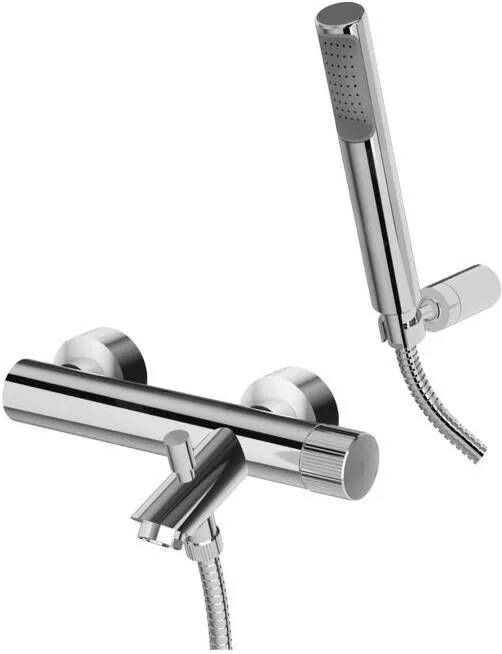 Paffoni Jo opbouw badkraan met doucheset chroom