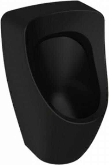 Plieger Urinoir Kansas Met Achterinlaat en Sifon Mat Zwart