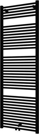 Plieger Palermo NXT designradiator midden-onder 50x177.5cm 868W zwart glans