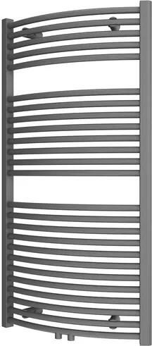 Plieger Palermo NXT gebogen radiator midden-onder 60x117.5cm parelgrijs