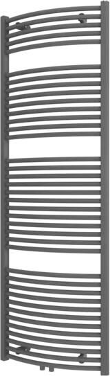 Plieger Palermo NXT gebogen radiator midden-onder 60x177.5cm zilver metalic