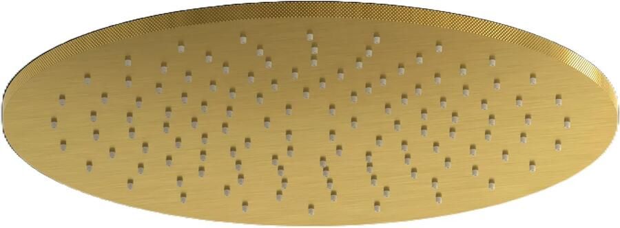 Plieger Roma hoofddouche 30cm messing geborsteld