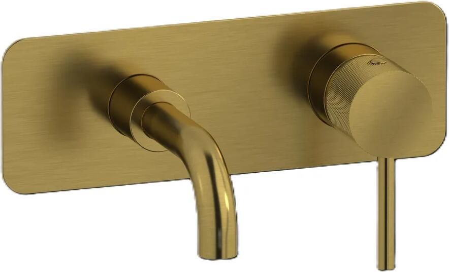 Plieger Roma inbouw fonteinkraan messing geborsteld