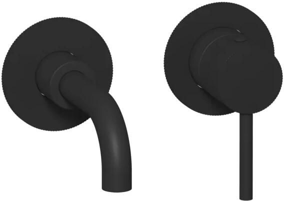 Plieger Roma inbouw fonteinkraan zwart mat