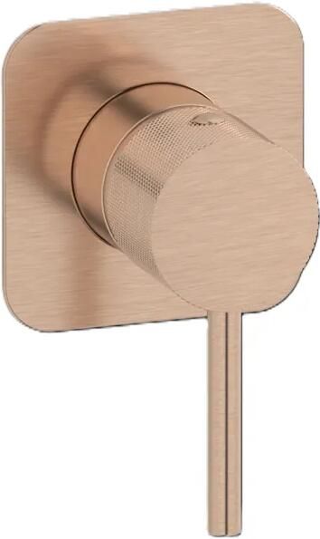 Plieger Roma stopkraan rosé goud geborsteld