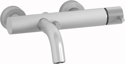 Plieger Roma badkraan met omstel en koppelingen HOH=15cm geborsteld chroom ID250 BRUSHED CHROME