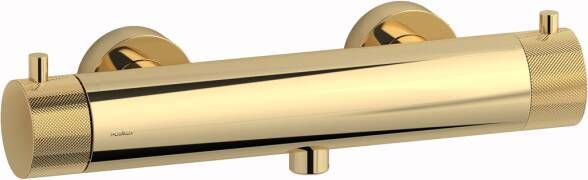 Plieger Roma douchekraan thermostatisch zonder omstel HOH=15cm goud ID366 GOLD