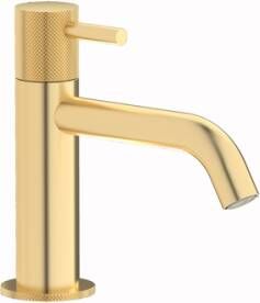 Plieger Roma 1-gats toiletkraan met vaste uitloop geborsteld goud ID458 BRUSHED GOLD