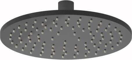 Plieger Roma hoofddouche rond Ø20cm zwart chroom ID020 BLACK CHROME