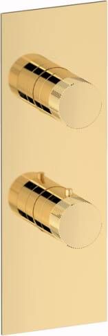 Plieger Roma inbouwdouchekraan thermostatisch met omstel goud UA611_D GOLD - Foto 1