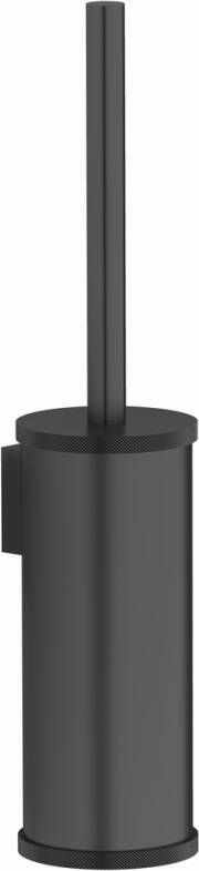 Plieger Romaclosetborstelgarnituur wandmodelgeborsteld zwart chroom OF012 BRUSHED BLACK CHR. - Foto 1