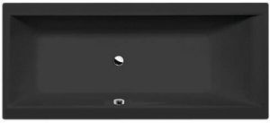 Polysan Cleo ligbad 170x75x48cm zwart mat