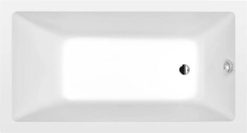 Polysan Noemi ligbad 150x80x39cm wit mat