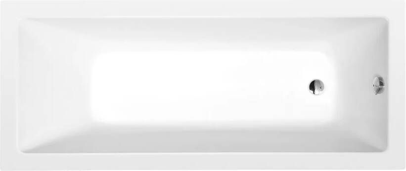 Polysan Noemi ligbad 170x70x39cm wit mat