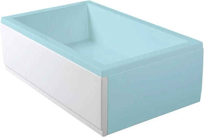 Polysan Deep Plain douchebakpaneel 100x36cm links wit