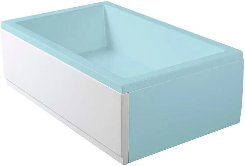 Polysan Deep Plain douchebakpaneel 130x36cm links wit