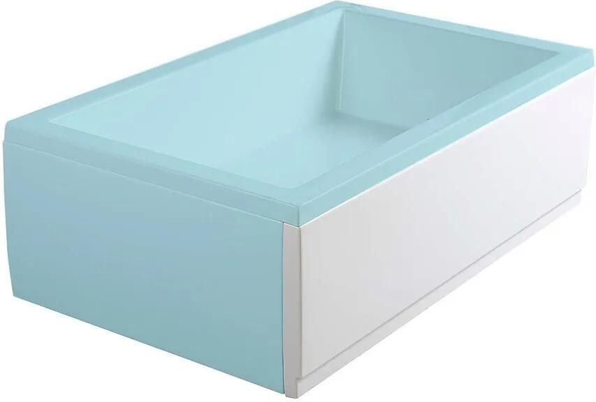 Polysan Deep Plain douchebakpaneel 130x36cm rechts wit