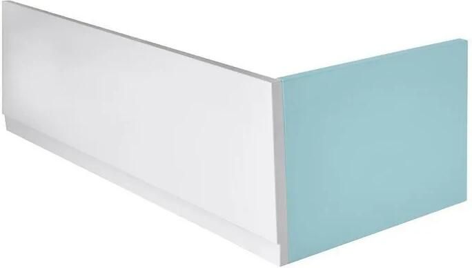 Polysan Plain badpaneel links 185x59cm wit
