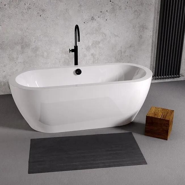 Polysan Samira vrijstaand bad wit acryl 175x80cm