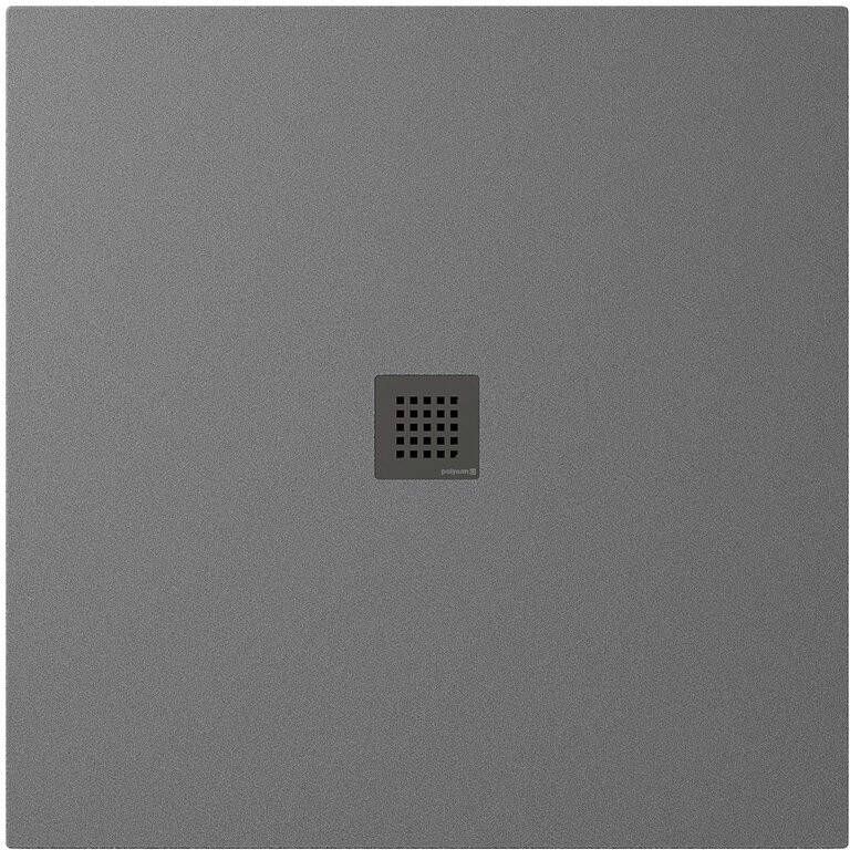 Polysan Treneca douchebak 100x100cm grijs mat