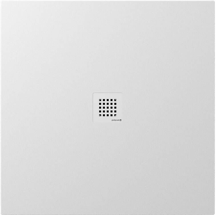 Polysan Treneca douchebak 90x90cm wit mat