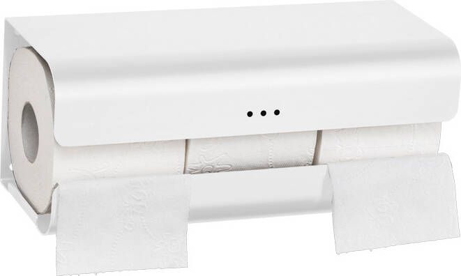Proox One driedubbele toiletrol houder wit