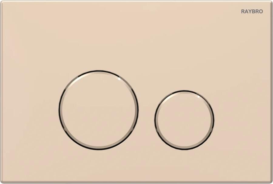 Raybro Bedieningsplaat Cortado 45 TBV Geberit UP100 UP320 Champagne Gold